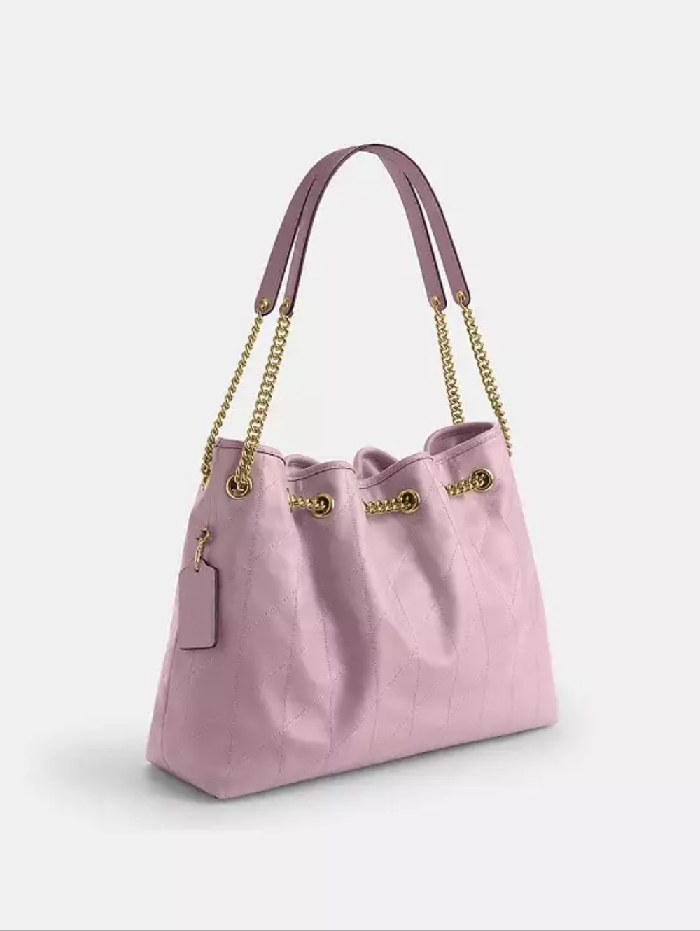 Coach Evelyn Shoulder Bag With Quilting (Pink incarnation) - Picture 14 of 16